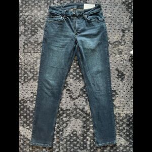 rag & bone men’s dark wash slim jeans